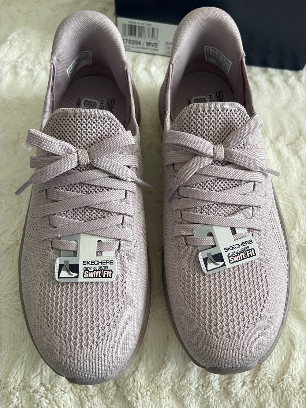 Skechers Womens Hands Free Swift Fit D'LUX WALKER-MANY PLANS Mauve Size 6 M - Picture 5 of 14